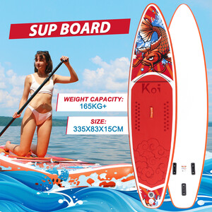 Uppblåsbar Surfing Paddle Board 11' - Sup Koi Apelsin