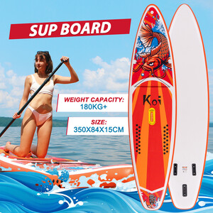 Uppblåsbar Surfing Paddle Board 11'6" - Sup Koi Apelsin