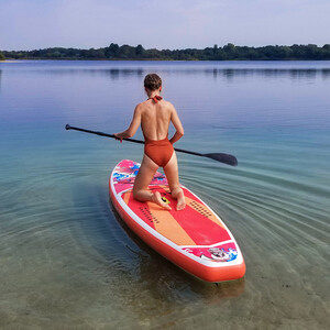 Uppblåsbar Surfing Paddle Board 11'6" - Sup Koi Apelsin