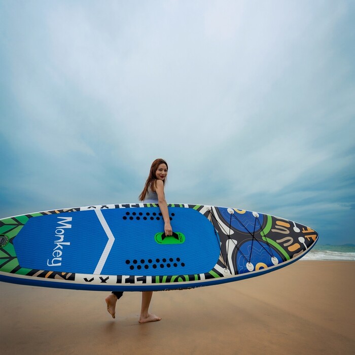 Uppblåsbar Surfing Paddle Board 11'6" - Apblått